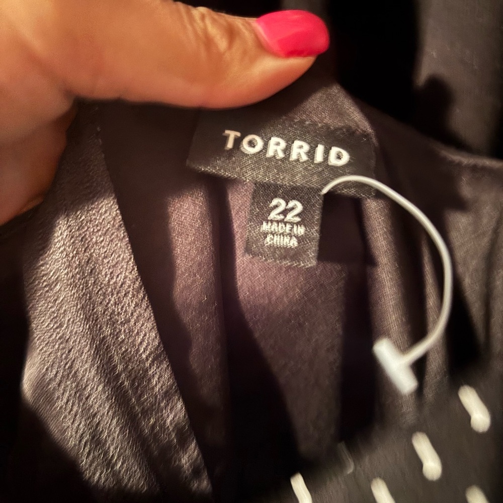 Torrid polka dot dress